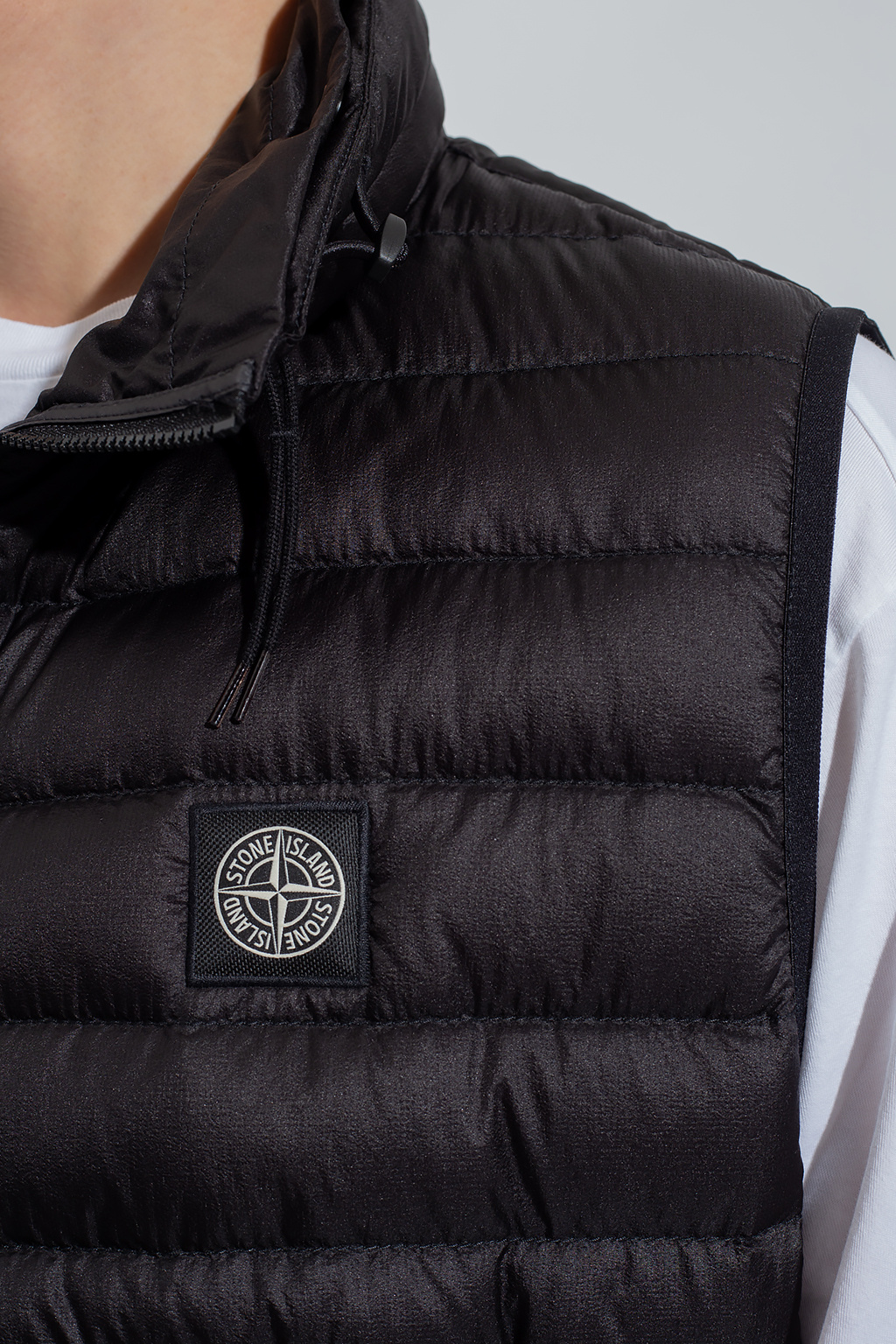 Stone island black on sale vest